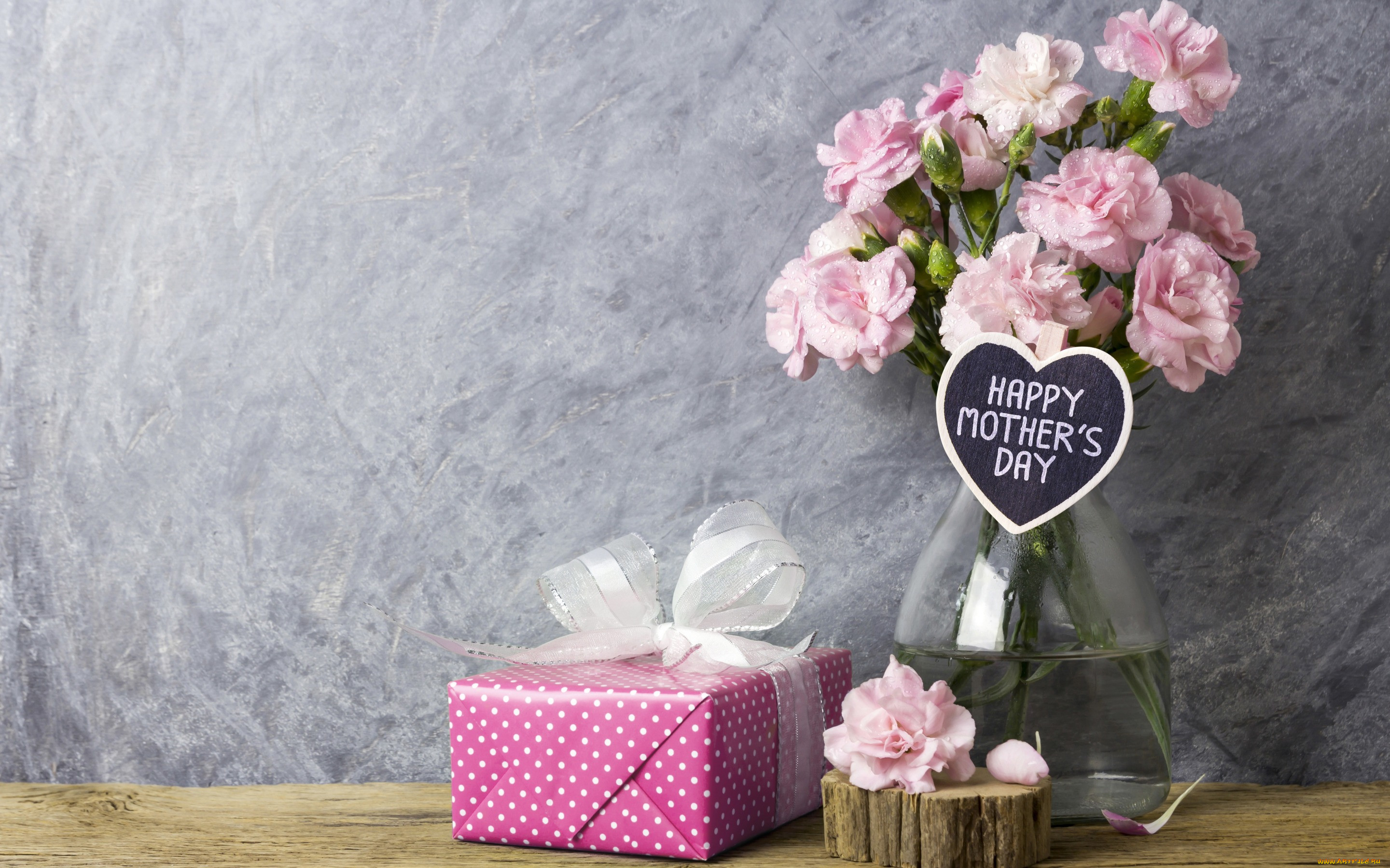 , , , , gift, happy, wood, beautiful, mother's, day, flowers, vintage, , pink, romantic